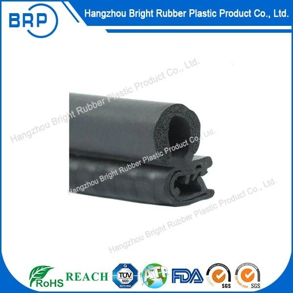 Solid Foam Rubber Seal Strip Extrusion Profile